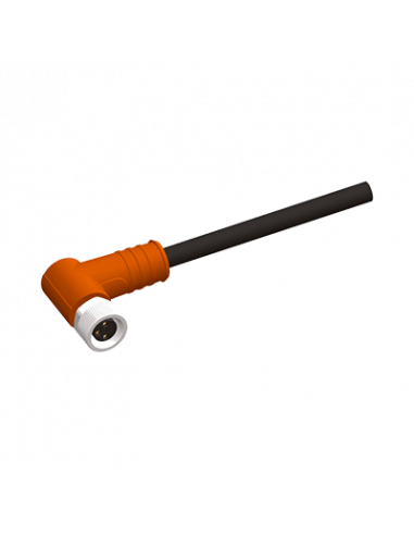 Cable con Conector Codo M8, PVC 
