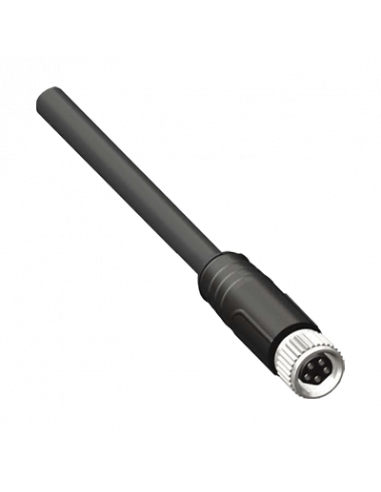 Cable con Conector M8, 5 Polos, PVC 
